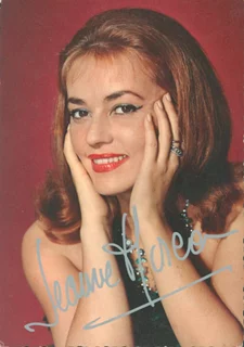 Jeanne Moreau autograph