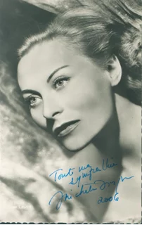 Michele Morgan autograph