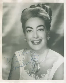Joan Crawford autograph