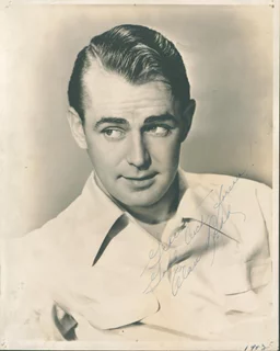Alan Ladd autograph