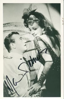 Marlene Dietrich autograph