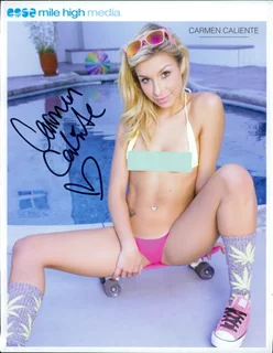 Carmen Caliente autograph