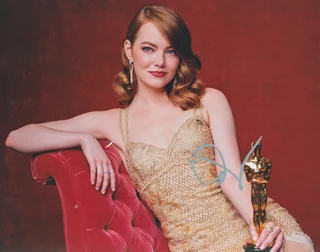 Emma Stone autograph