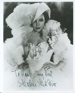 Dolores Del Rio autograph