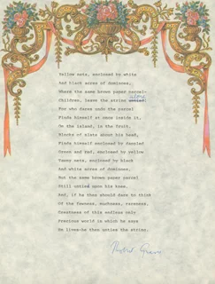 Robert Graves autograph