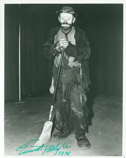 Emmett Kelly autograph