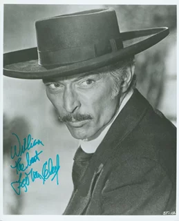 Lee Van Cleef autograph