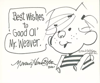 Marcus Hamilton autograph