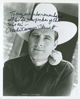Charles Starrett autograph
