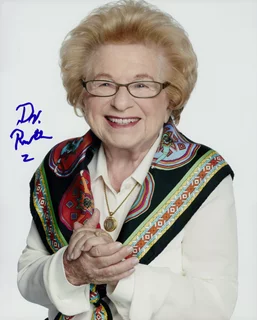 Dr. Ruth Westheimer autograph