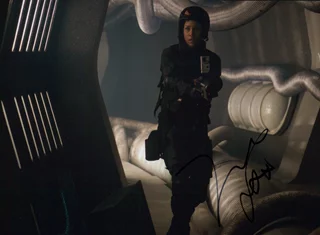 Zawe Ashton autograph