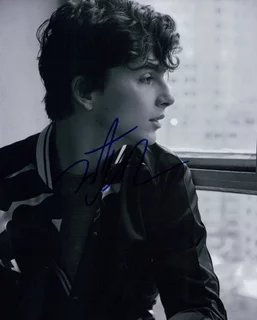 Timothee Chalamet autograph
