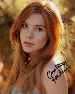 Courtney Halverson autograph