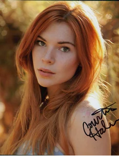 Courtney Halverson autograph