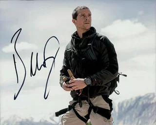 Bear Grylls autograph