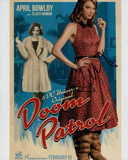 April Bowlby autograph