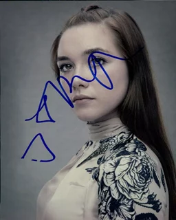 Florence Pugh autograph
