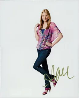 April Bowlby autograph
