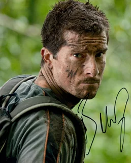 Bear Grylls autograph