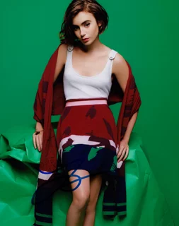 Lily Collins autograph