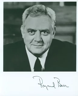 Raymond Burr autograph