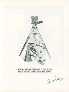 Frank Capra autograph