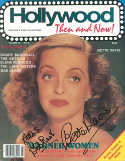 Bette Davis autograph