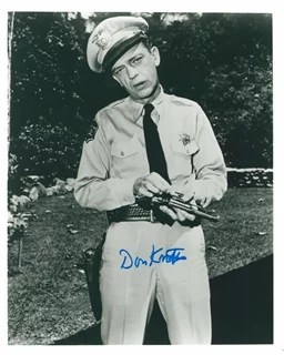 Don Knotts autograph