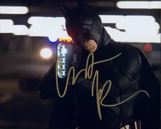 Christian Bale autograph