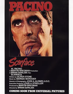 Al Pacino autograph