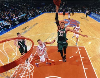 Giannis Antetokounmpo autograph