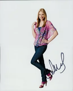 April Bowlby autograph