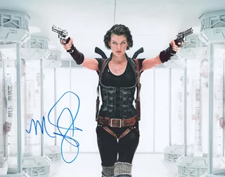 Milla Jovovich autograph