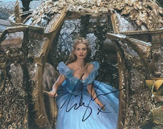 Lily James autograph