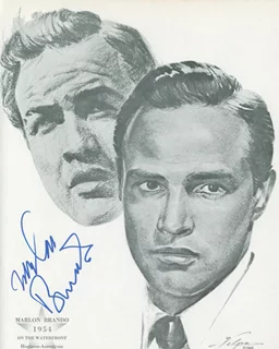 Marlon Brando autograph
