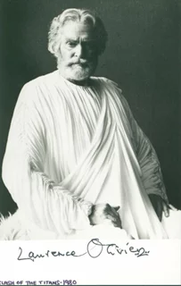 Laurence Olivier autograph