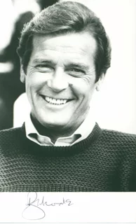 Roger Moore autograph