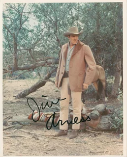 James Arness autograph