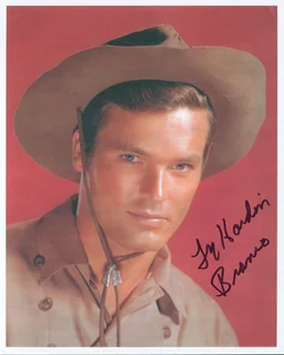 Ty Hardin autograph