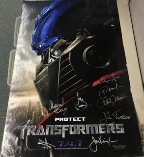 Transformers autograph