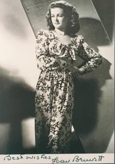 Joan Bennett autograph