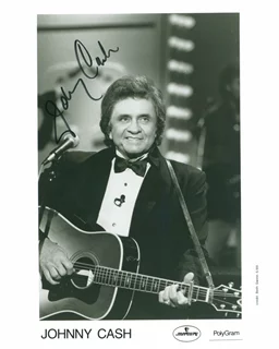 Johnny Cash autograph