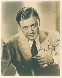 Richard Dix autograph
