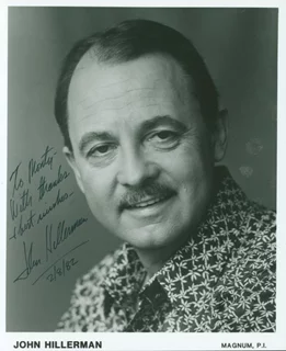 John Hillerman autograph