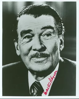 Walter Pidgeon autograph