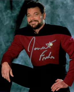 Jonathan Frakes autograph