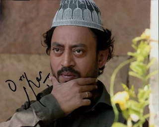 Irrfan Khan autograph