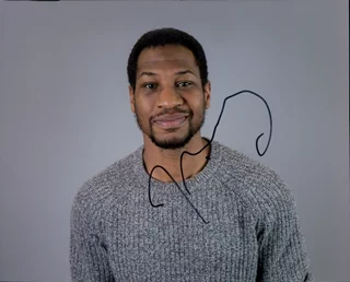 Jonathan Majors autograph