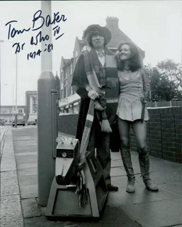 Tom Baker autograph