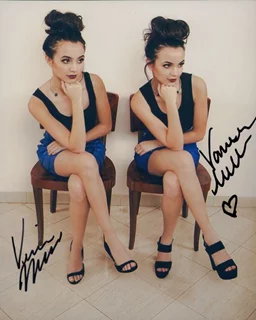 Veronica & Vanessa Merrell autograph